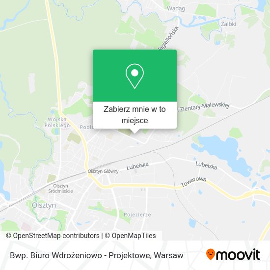 Mapa Bwp. Biuro Wdrożeniowo - Projektowe