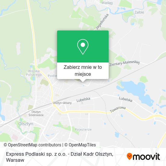 Mapa Express Podlaski sp. z o.o. - Dział Kadr Olsztyn