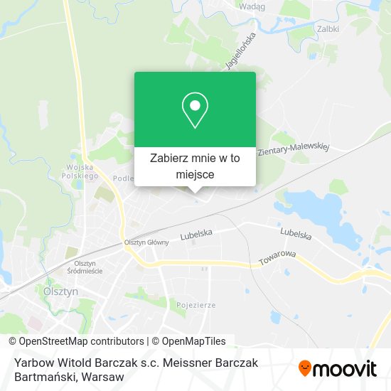 Mapa Yarbow Witold Barczak s.c. Meissner Barczak Bartmański