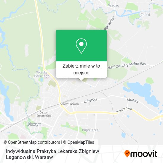 Mapa Indywidualna Praktyka Lekarska Zbigniew Laganowski