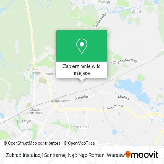 Mapa Zakład Instalacji Sanitarnej Nąć Nąć Roman