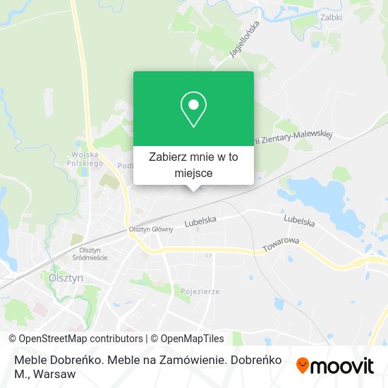 Mapa Meble Dobreńko. Meble na Zamówienie. Dobreńko M.