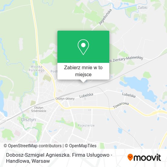 Mapa Dobosz-Szmigiel Agnieszka. Firma Usługowo - Handlowa