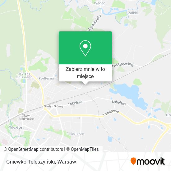 Mapa Gniewko Teleszyński