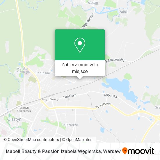 Mapa Isabell Beauty & Passion Izabela Węgierska