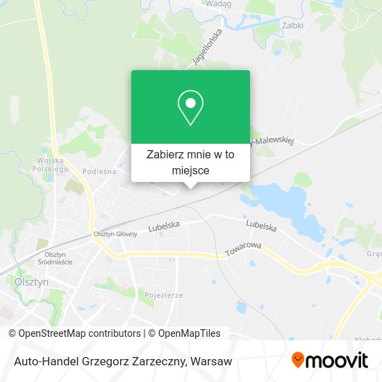 Mapa Auto-Handel Grzegorz Zarzeczny