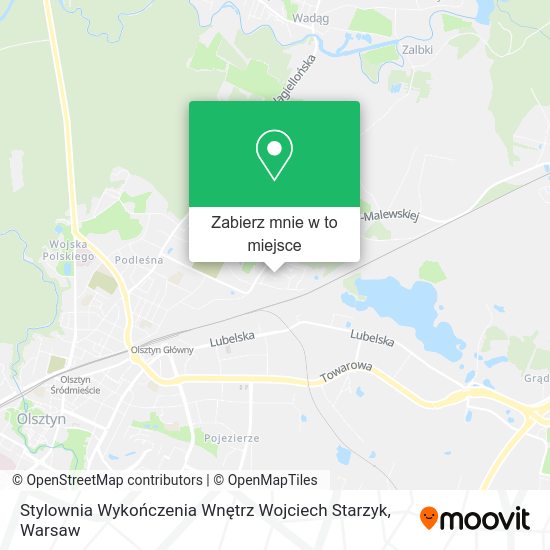 Mapa Stylownia Wykończenia Wnętrz Wojciech Starzyk