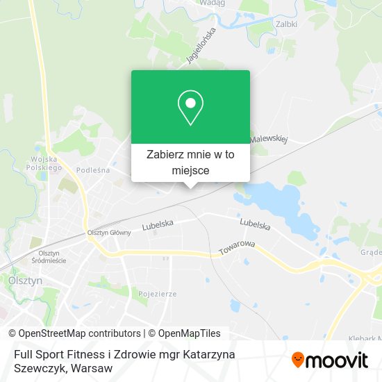 Mapa Full Sport Fitness i Zdrowie mgr Katarzyna Szewczyk