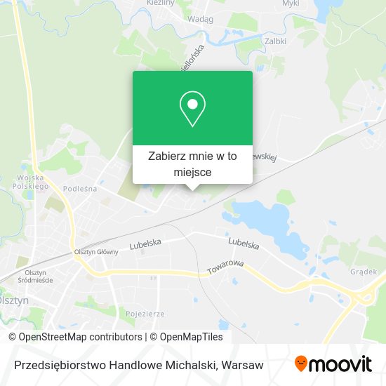 Mapa Przedsiębiorstwo Handlowe Michalski