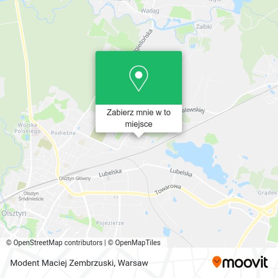 Mapa Modent Maciej Zembrzuski