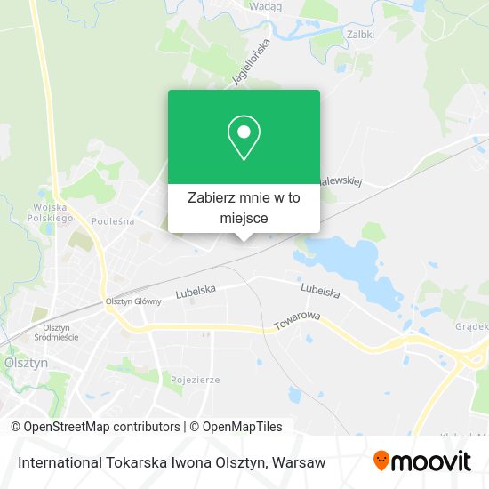 Mapa International Tokarska Iwona Olsztyn