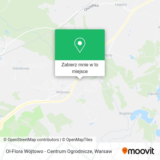 Mapa Ol-Flora Wójtowo - Centrum Ogrodnicze