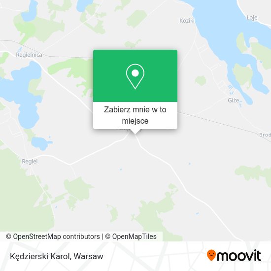 Mapa Kędzierski Karol