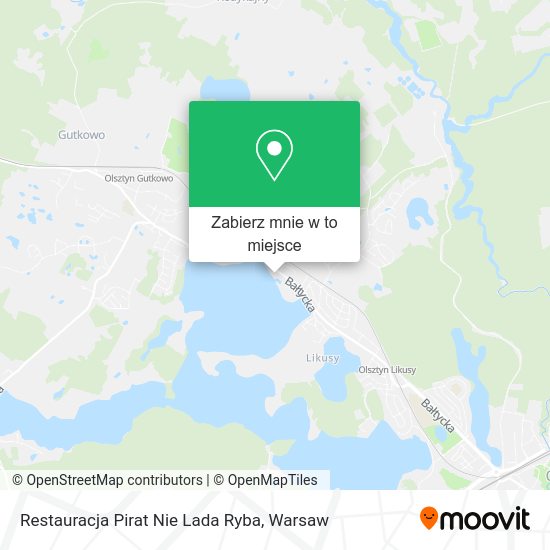 Mapa Restauracja Pirat Nie Lada Ryba