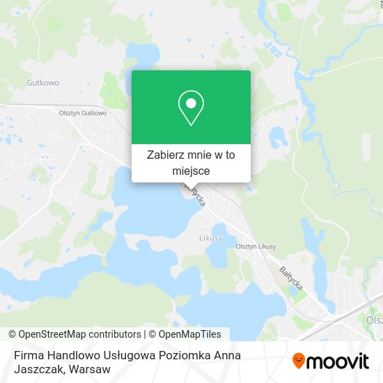 Mapa Firma Handlowo Usługowa Poziomka Anna Jaszczak