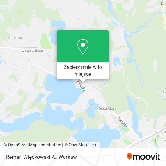 Mapa Remar. Więckowski A.