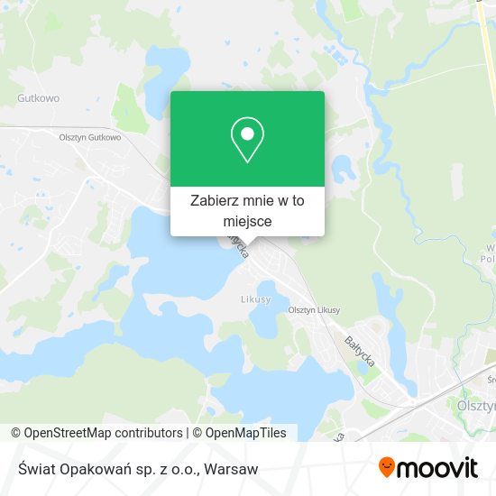 Mapa Świat Opakowań sp. z o.o.