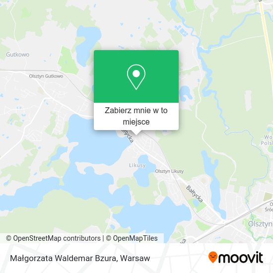 Mapa Małgorzata Waldemar Bzura