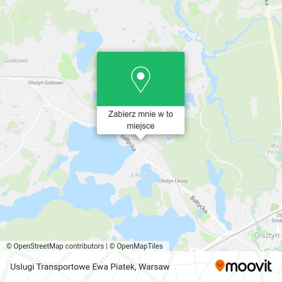 Mapa Uslugi Transportowe Ewa Piatek