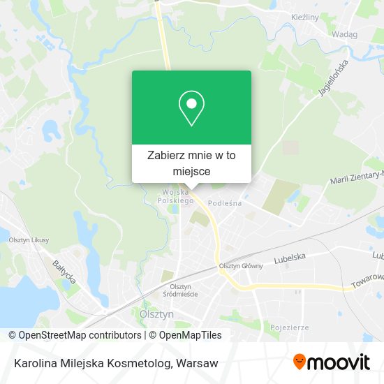 Mapa Karolina Milejska Kosmetolog