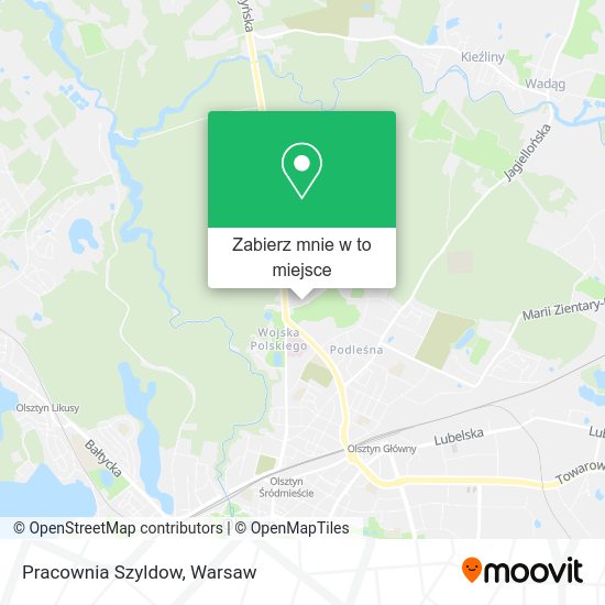 Mapa Pracownia Szyldow