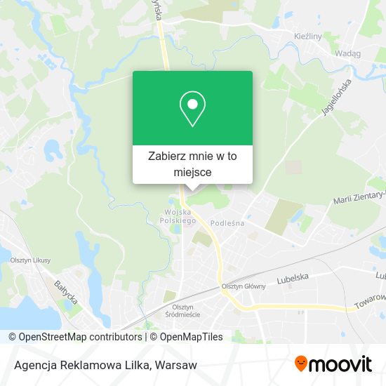 Mapa Agencja Reklamowa Lilka