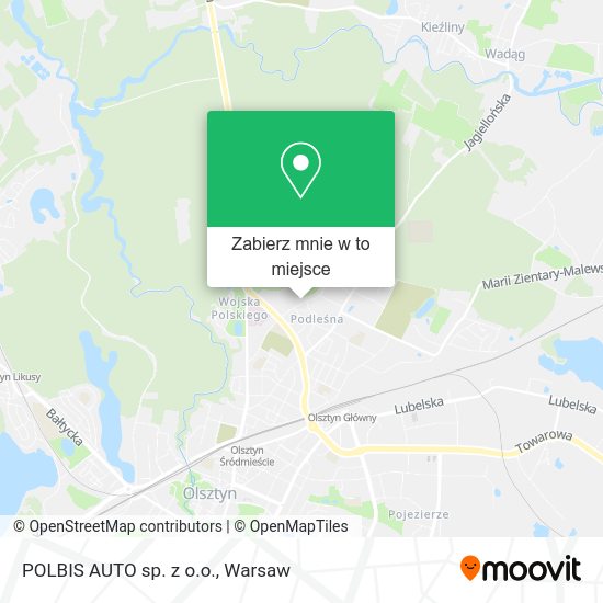 Mapa POLBIS AUTO sp. z o.o.