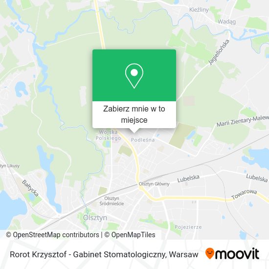 Mapa Rorot Krzysztof - Gabinet Stomatologiczny