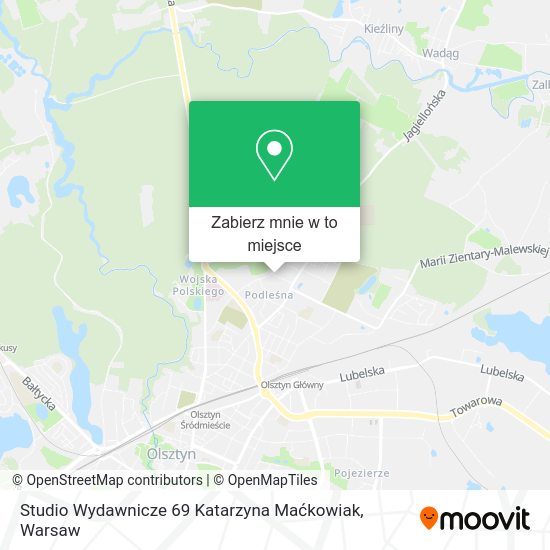 Mapa Studio Wydawnicze 69 Katarzyna Maćkowiak