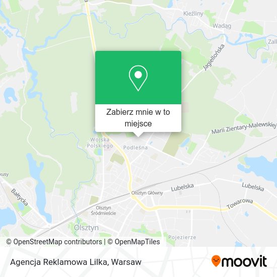 Mapa Agencja Reklamowa Lilka