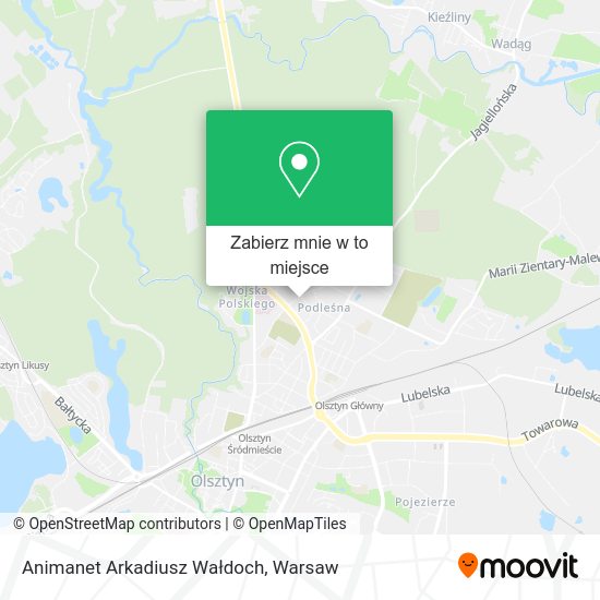 Mapa Animanet Arkadiusz Wałdoch