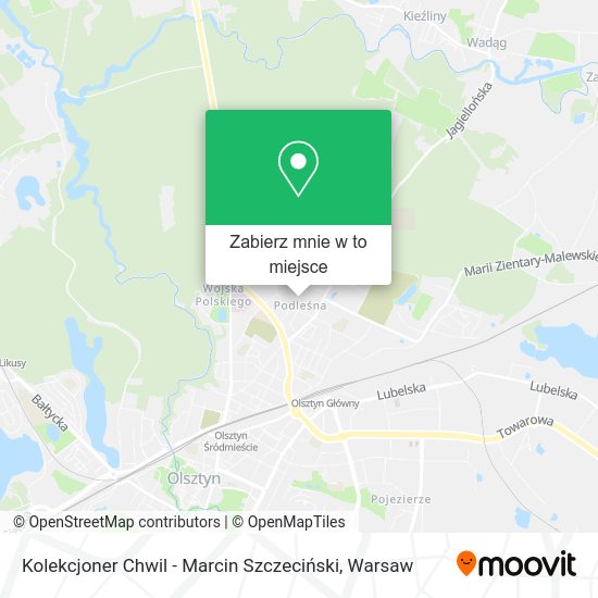 Mapa Kolekcjoner Chwil - Marcin Szczeciński