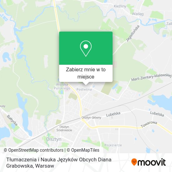 Mapa Tłumaczenia i Nauka Języków Obcych Diana Grabowska