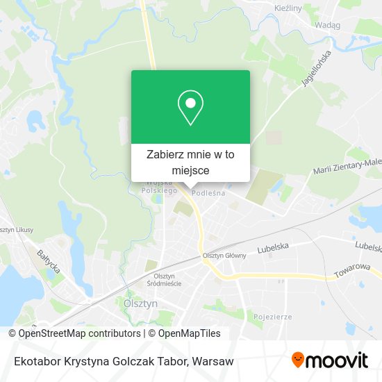 Mapa Ekotabor Krystyna Golczak Tabor