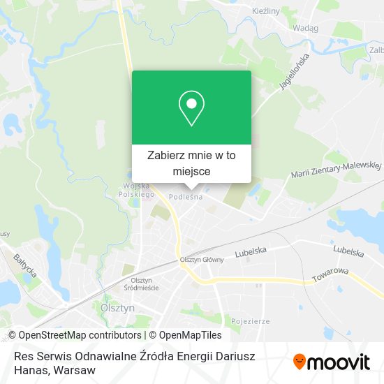 Mapa Res Serwis Odnawialne Źródła Energii Dariusz Hanas