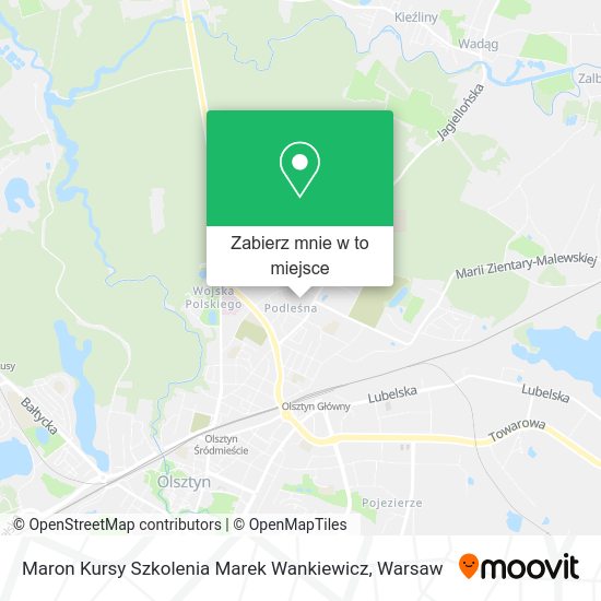 Mapa Maron Kursy Szkolenia Marek Wankiewicz