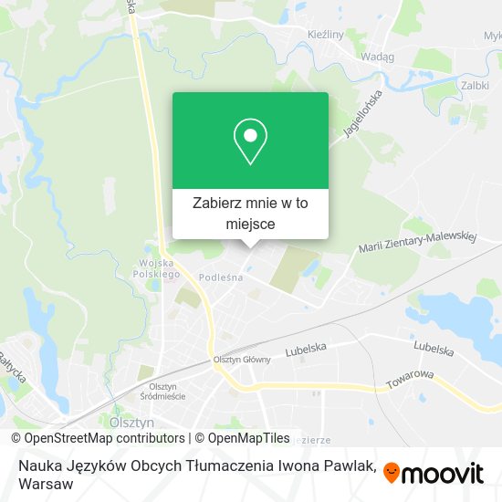 Mapa Nauka Języków Obcych Tłumaczenia Iwona Pawlak