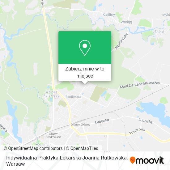 Mapa Indywidualna Praktyka Lekarska Joanna Rutkowska