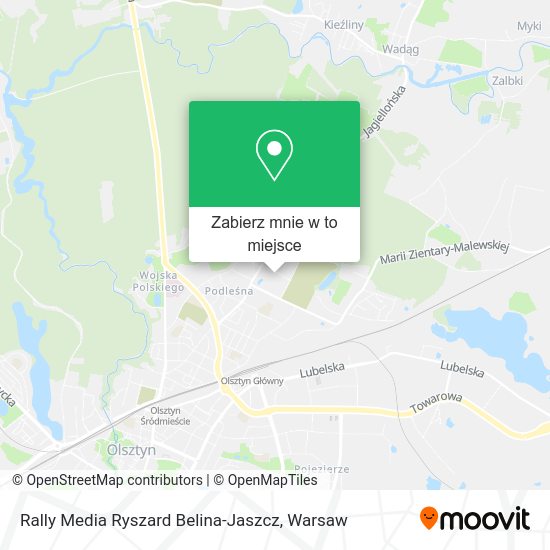 Mapa Rally Media Ryszard Belina-Jaszcz