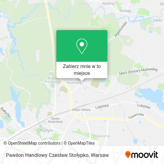 Mapa Pawilon Handlowy Czesław Stołypko