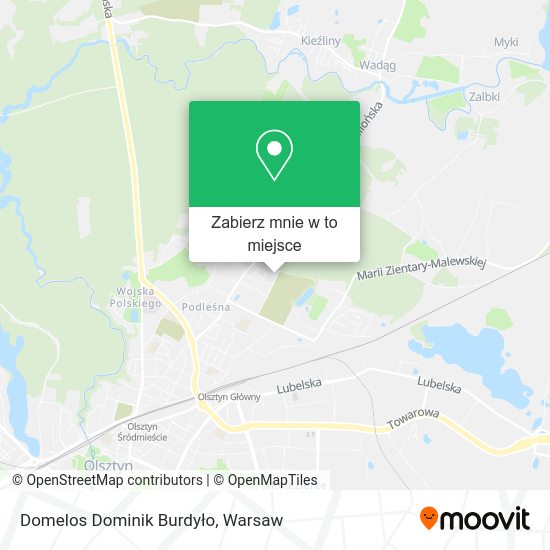 Mapa Domelos Dominik Burdyło