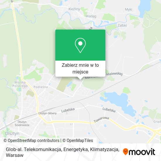 Mapa Glob-al. Telekomunikacja, Energetyka, Klimatyzacja