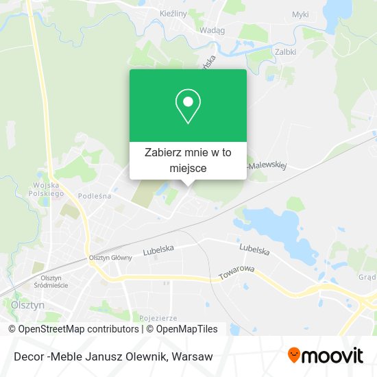 Mapa Decor -Meble Janusz Olewnik