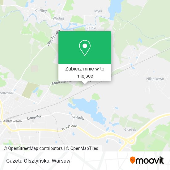 Mapa Gazeta Olsztyńska