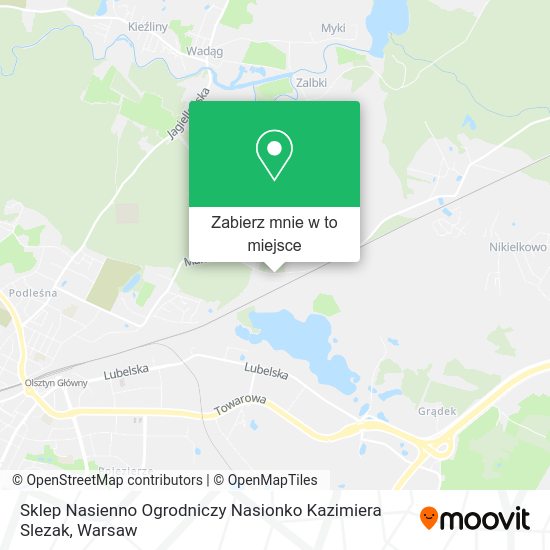 Mapa Sklep Nasienno Ogrodniczy Nasionko Kazimiera Slezak