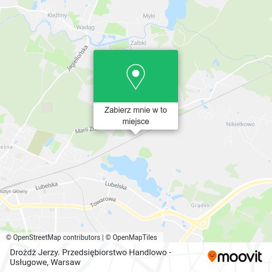 Mapa Drożdż Jerzy. Przedsiębiorstwo Handlowo - Usługowe