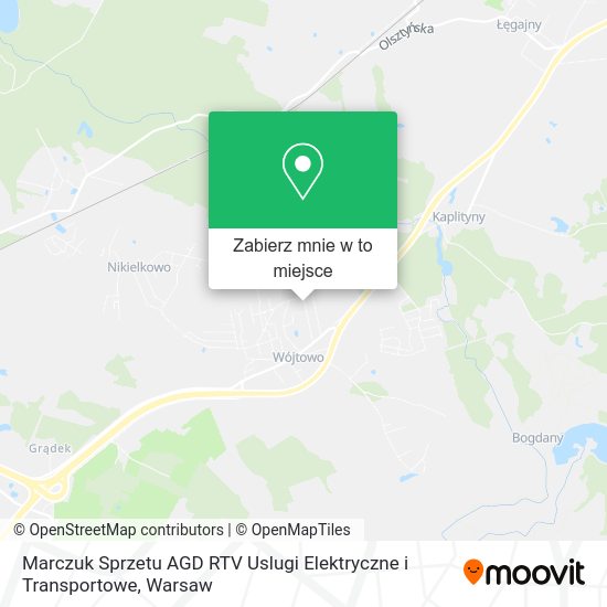 Mapa Marczuk Sprzetu AGD RTV Uslugi Elektryczne i Transportowe