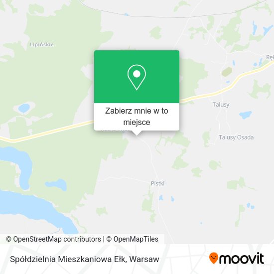 Mapa Spółdzielnia Mieszkaniowa Ełk