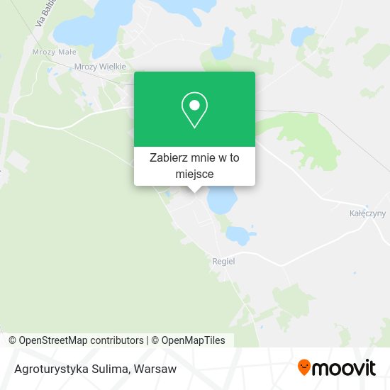 Mapa Agroturystyka Sulima