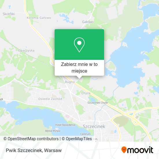 Mapa Pwik Szczecinek